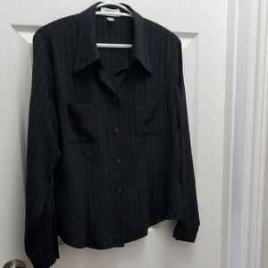 Mexx Black Checkered Women's Blouse
